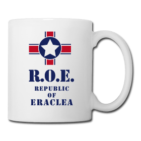 MUG FLAG BLUE STAR REPUBLIC OF ERACLEA