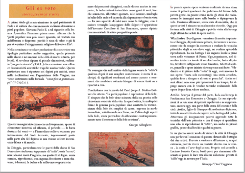 RIPRODUZIONI DI EX VOTO: MOSTRA A ERACLEAMARE